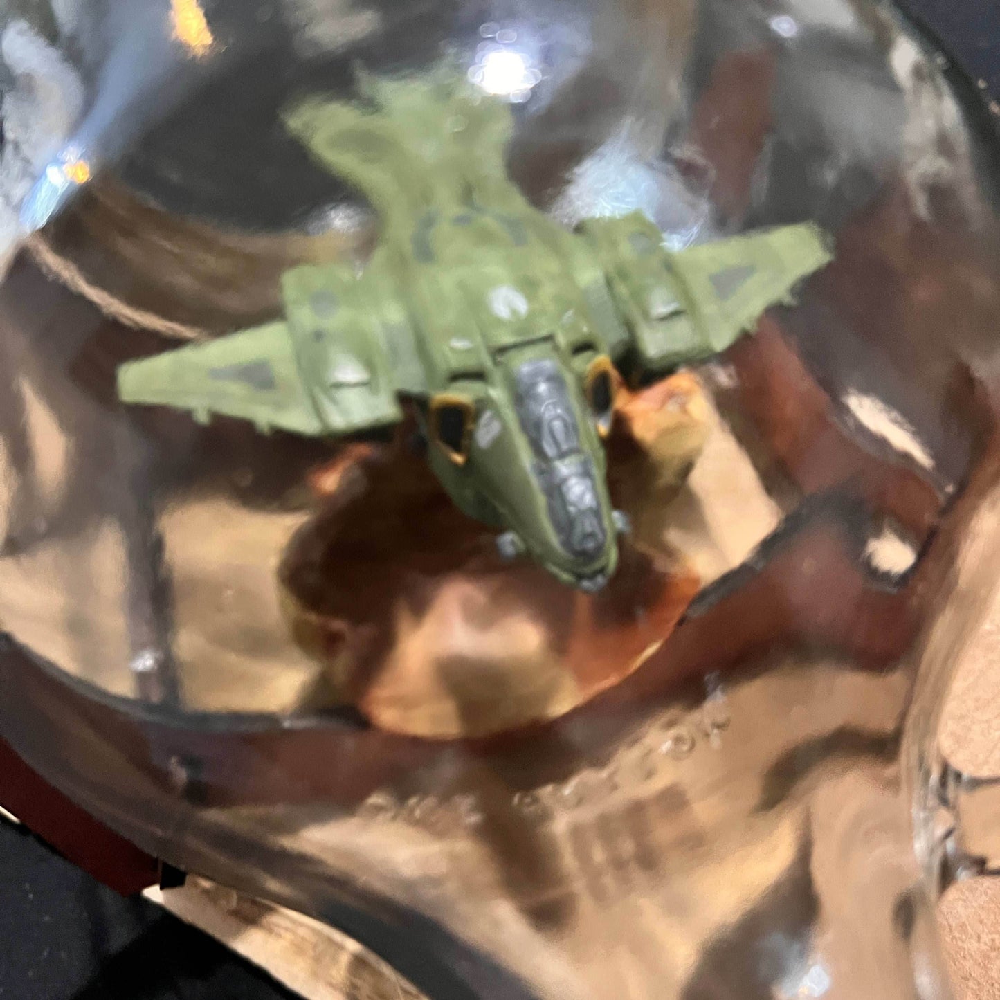 Halo Pelican Dropship Starship in a Bottle - 