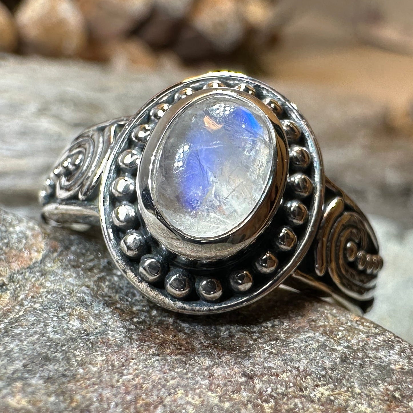 Galilah Celtic Moonstone Ring