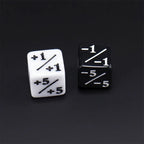16mm Counting Dice | +1/-1 Double-Sided Six-Sided Dice | MTG Magic Counter
