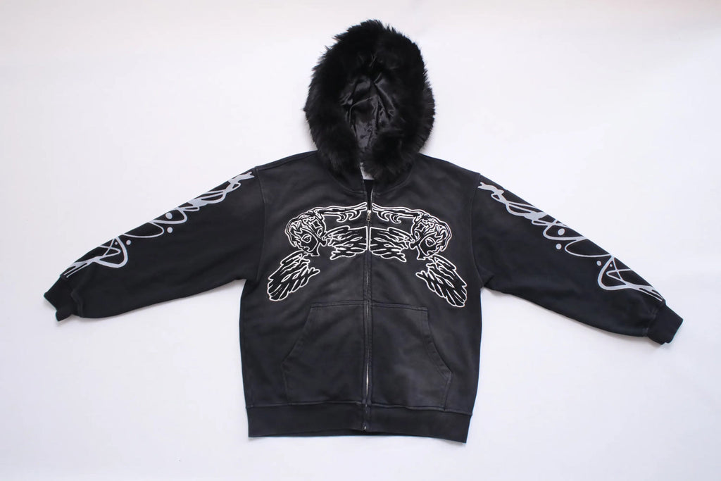 Black Suki Zip-Up