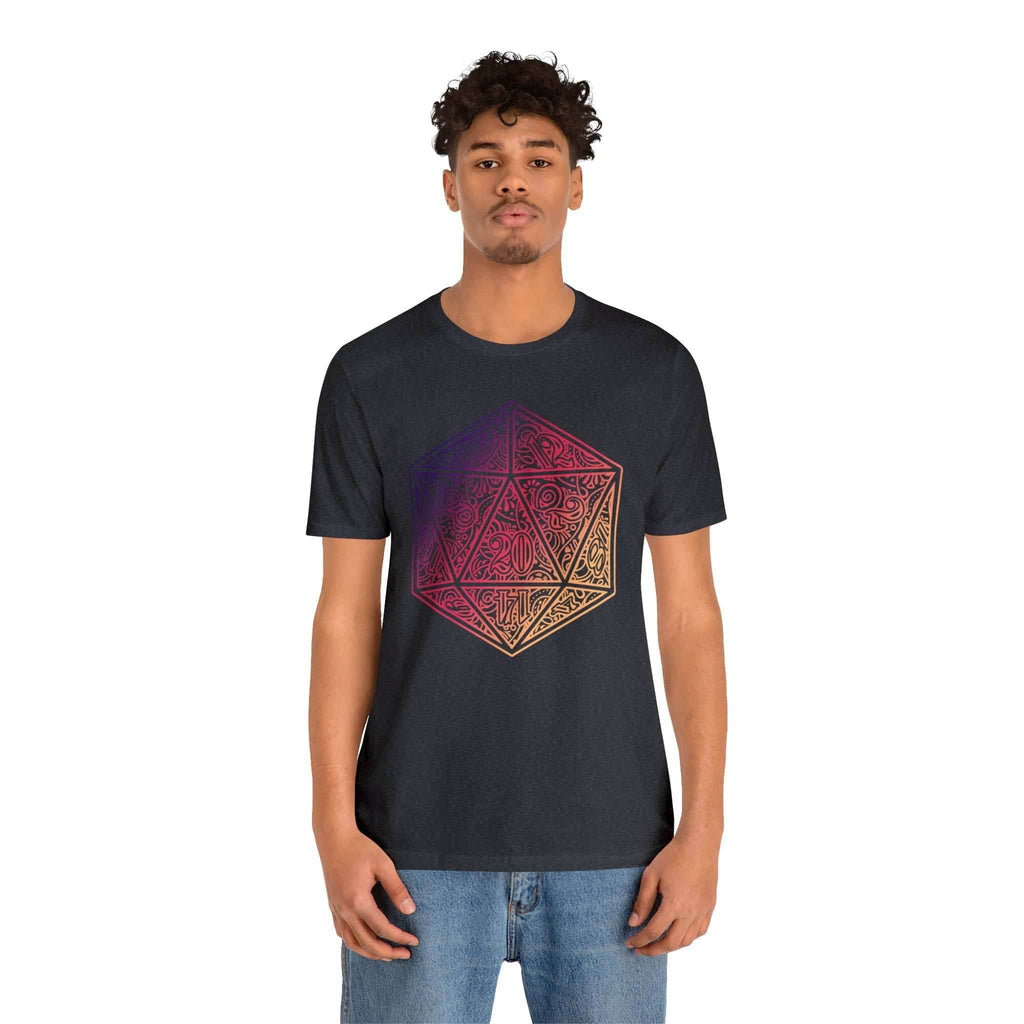 Ombre Ornamental Dice Shirt - Asphalt / S