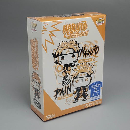 FUNKO Pop Naruto Shippuden Unisex T-Shirt SZ M Naruto vs Pain Boxed Tee - 