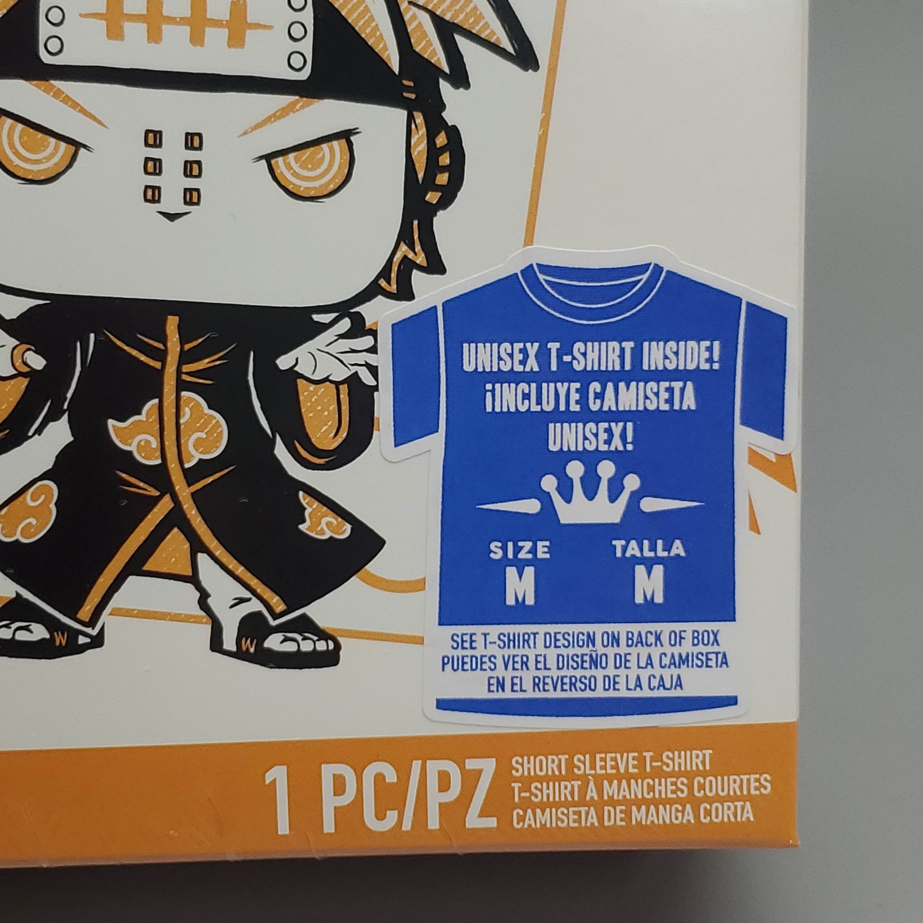FUNKO Pop Naruto Shippuden Unisex T-Shirt SZ M Naruto vs Pain Boxed Tee - 