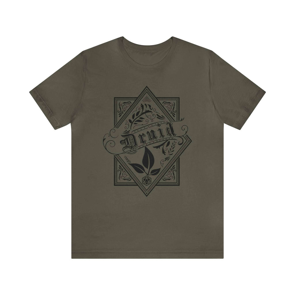 Druid Class Shirt - Army / S
