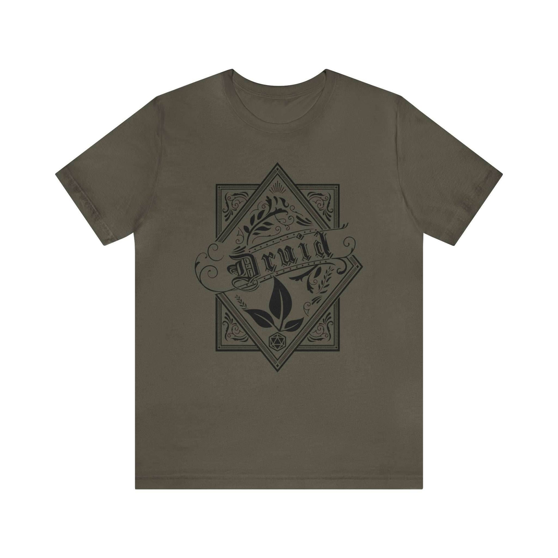 Druid Class Shirt - Army / S