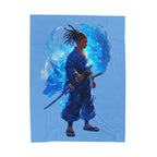 Wolf Warrior Plush Blanket