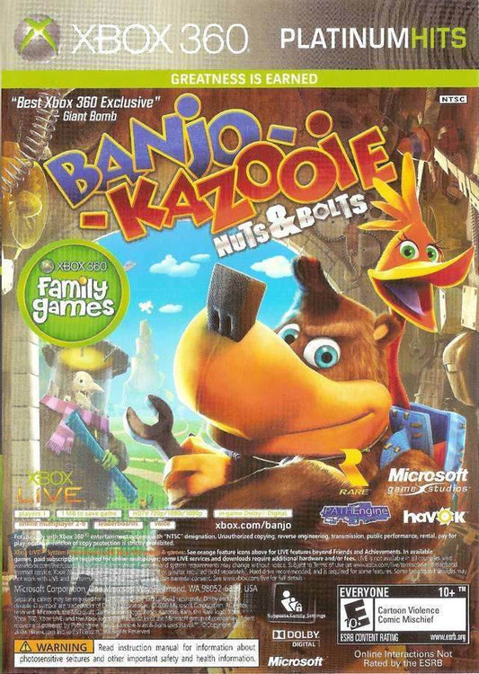 Banjo Kazooie Nuts and Bolts Viva Piñata Combo Pack (Xbox 360) - Game Manual Only