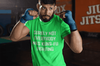 Surely Not Everybody Was Kung-Fu Fighting Mens T-shirt - Black / Mens Small