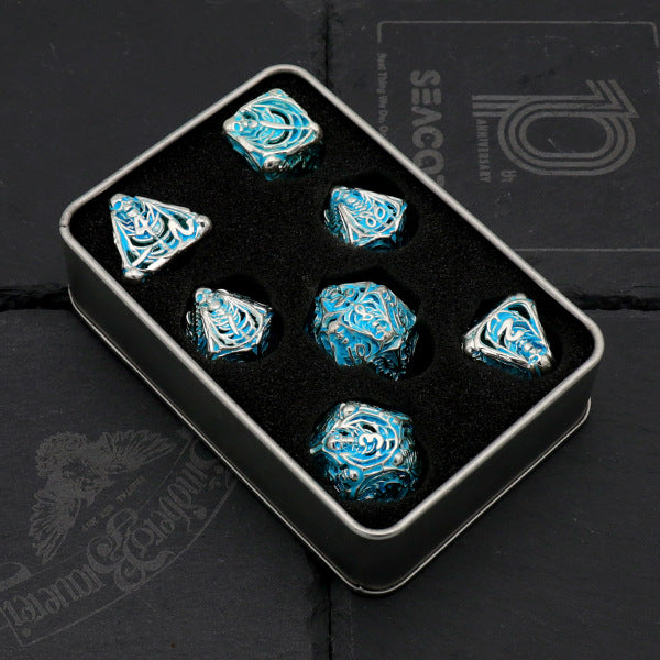 Board Game Alloy Dice Props-DungeonDice1
