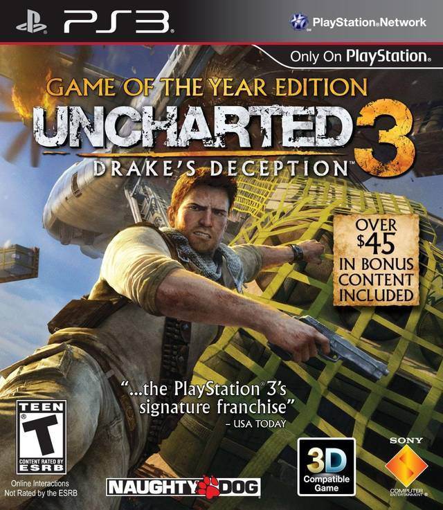 Uncharted 3: Drake's Deception Game of the Year Edition (Playstation 3) - Game Manual Only