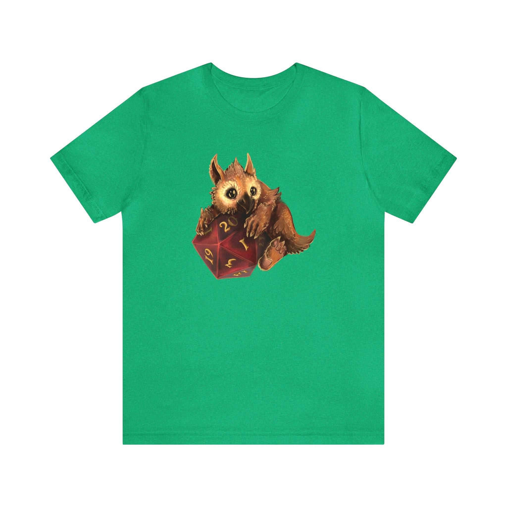 Owliver with High Variance D20 Short Sleeve Tee - Heather Kelly / S