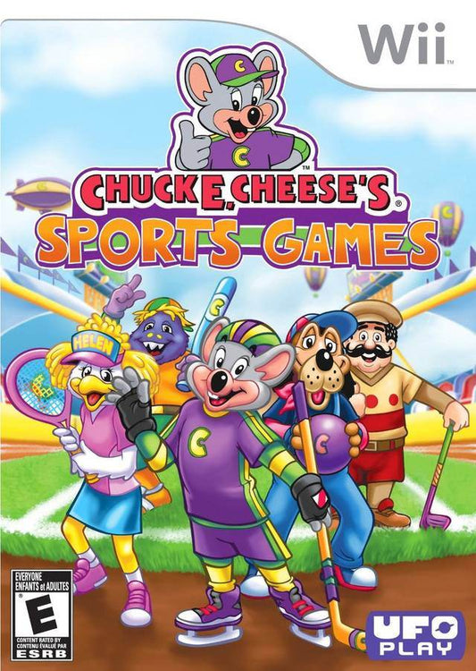 Chuck E. Cheese's Sports Games (Wii) - Game Manual Only