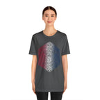 Red, White, and Blue Ombre Ornamental Dice Shirt - Army / S