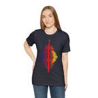 Sunset Ombre Dragon and Sword Shirt - Asphalt / S