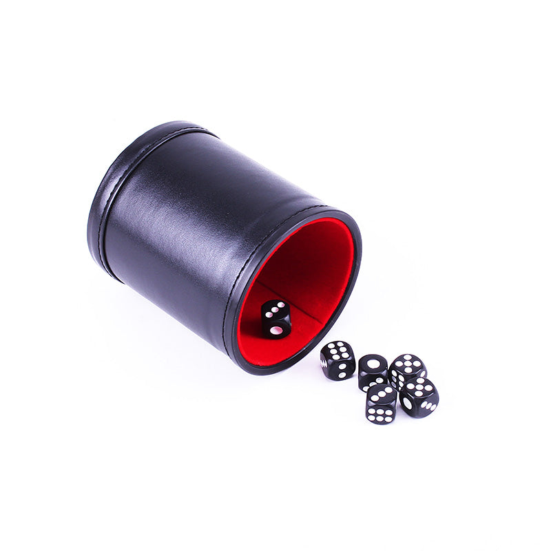 Leather Dice Cup High-end Mute Creative Personality Suit Dice not included.-DungeonDice1