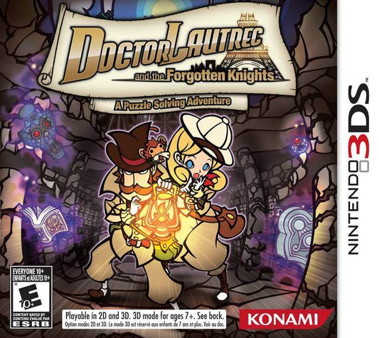 Doctor Lautrec and the Forgotten Knights (Nintendo 3DS) - Game Manual Only