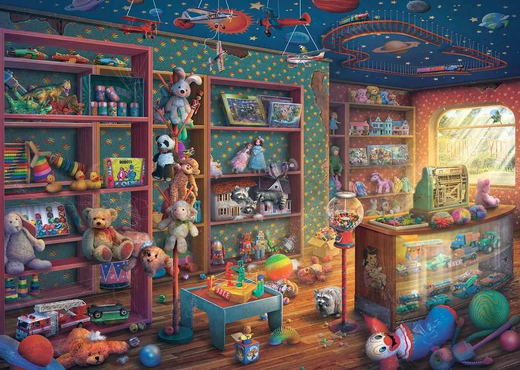 Puzzle: Abandoned Places - Tattered Toy Store - 