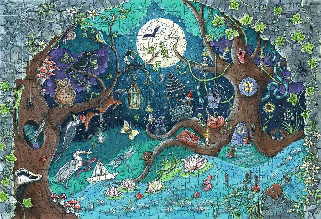 Wooden Puzzle: Fantasy Forest - 