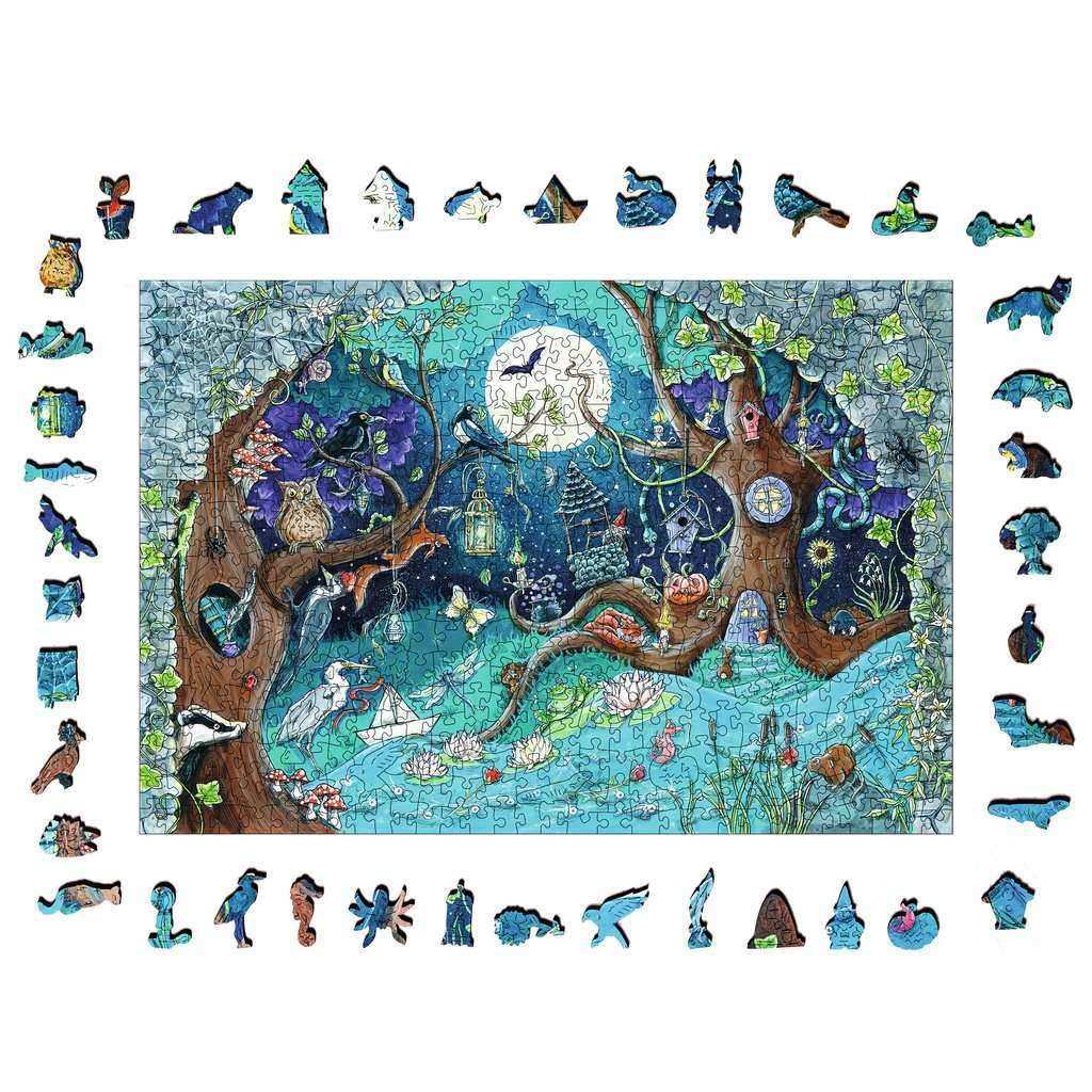 Wooden Puzzle: Fantasy Forest - 