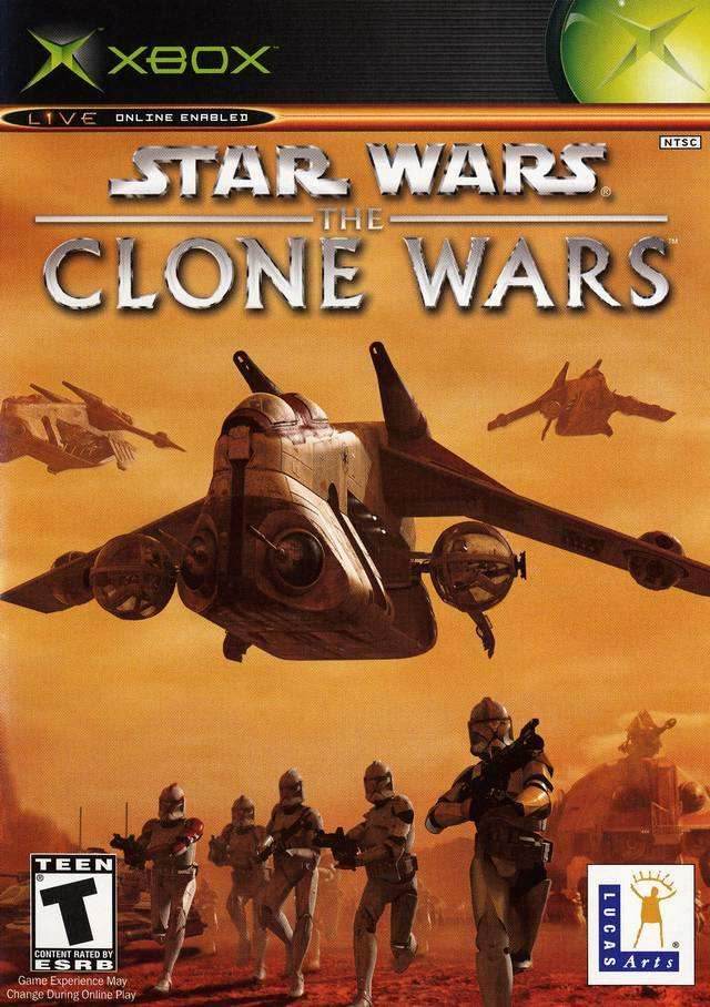 Star Wars: The Clone Wars (Xbox) - Game Manual Only