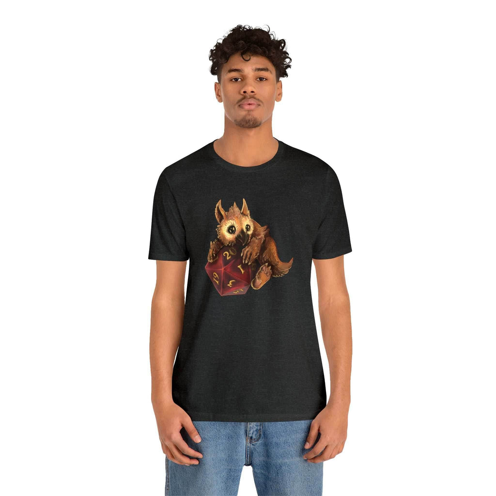 Owliver with High Variance D20 Short Sleeve Tee - Athletic Heather / S