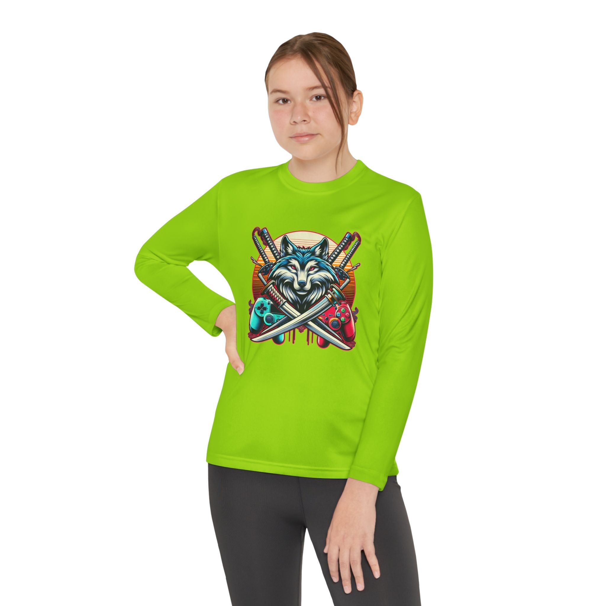 Xp wolf gamer long sleeve shirt