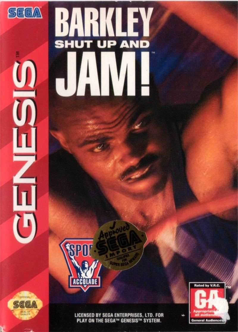 Barkley Shut Up and Jam (Sega Genesis) - Game Only