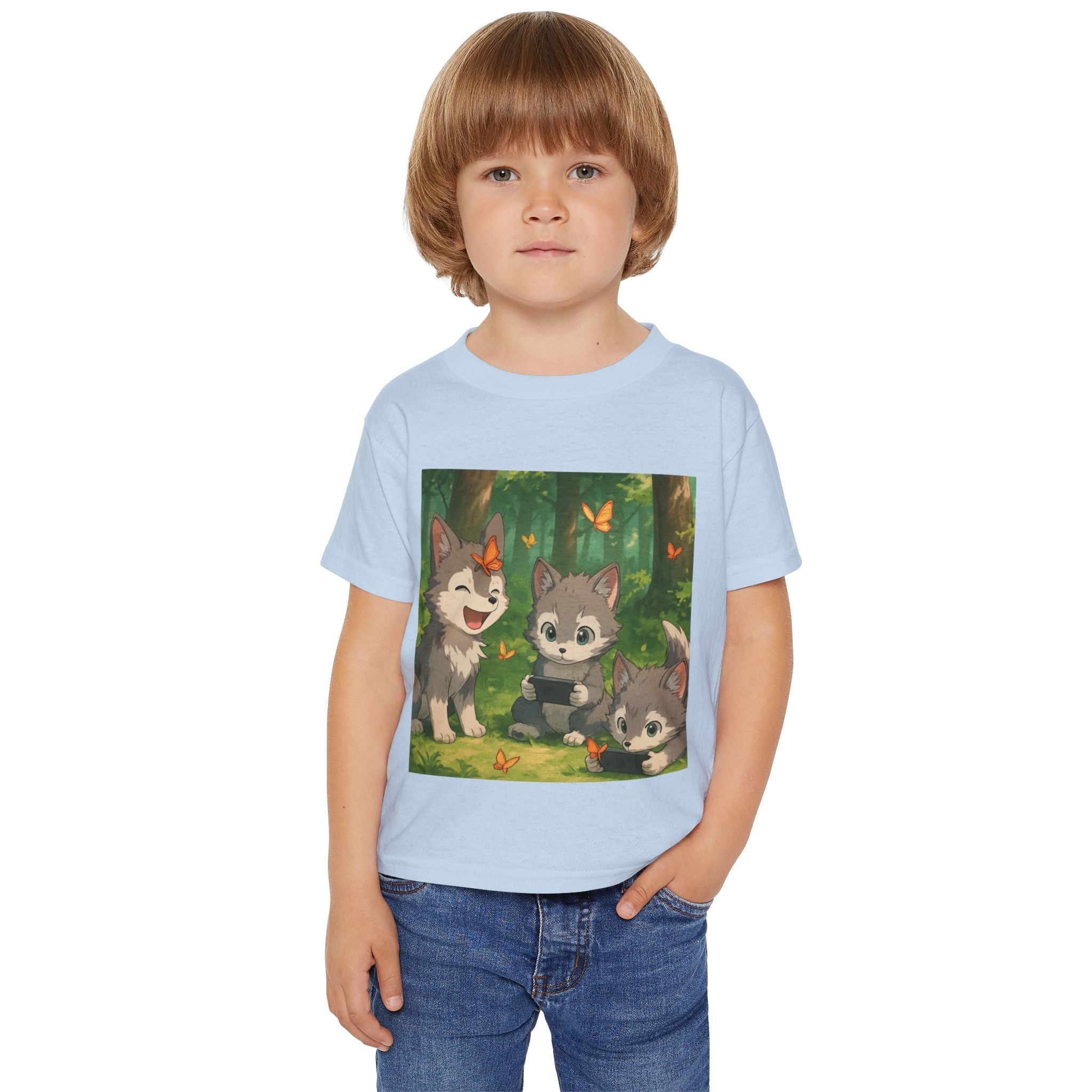 Little Xp wolf Gamer's toddler t-shirt