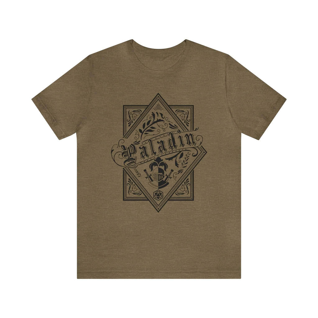 Paladin Class Shirt - Heather Olive / S