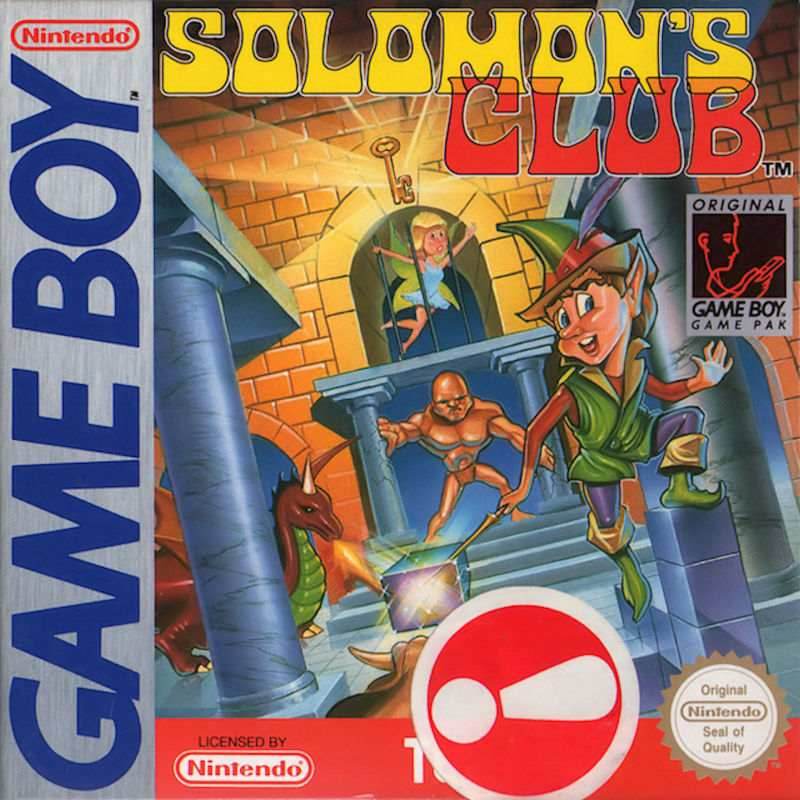Solomon's Club (Gameboy) - Game Manual Only