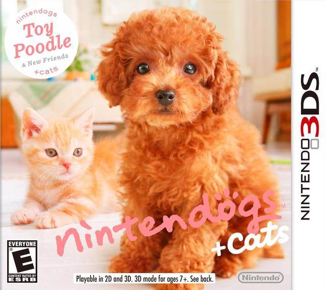 Nintendogs + Cats: Toy Poodle & New Friends (Nintendo 3DS) - Game Manual Only