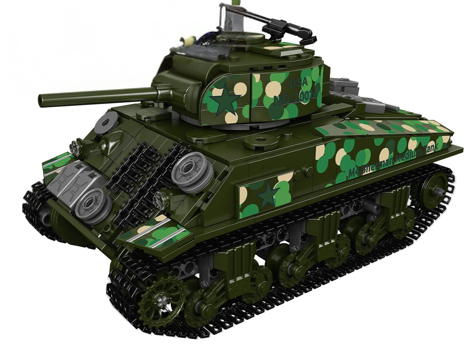 WWII - Remote Controlled U.S. M-4 Sherman Tank - Mil-Blox