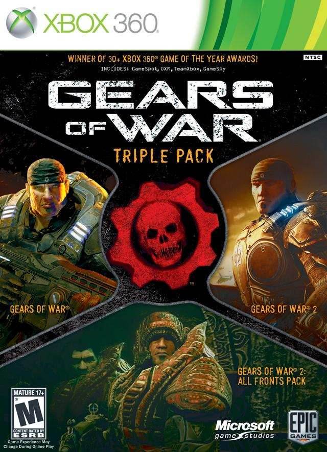 Gears of War Triple Pack (Xbox 360) - Game Manual Only