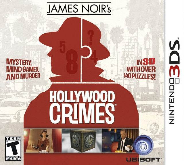 James Noir's Hollywood Crimes (Nintendo 3DS) - Game Manual Only