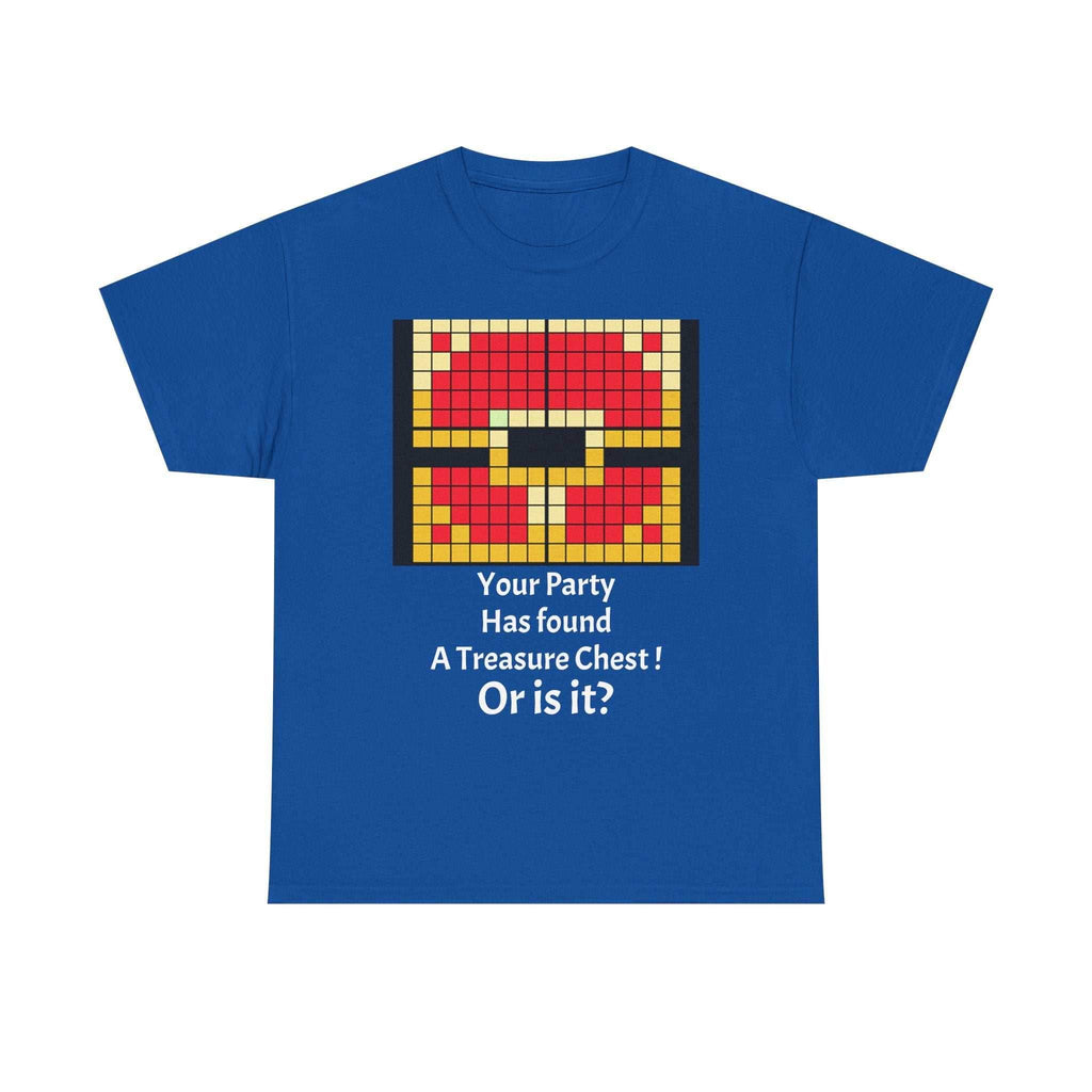 Your party has found a treasure chest! Unisex Heavy Cotton Tee - Royal / S
