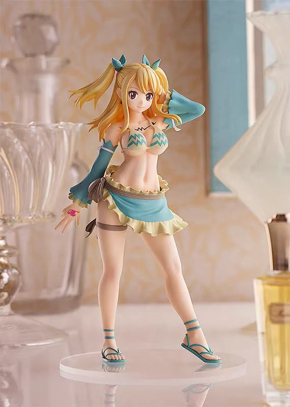 17cm Fairy Tail Lucy Heartfilia Virgo Form Anime Figure Pop Up Parade Lucy Action Figure Adult Collectible Model  Gifts Toys