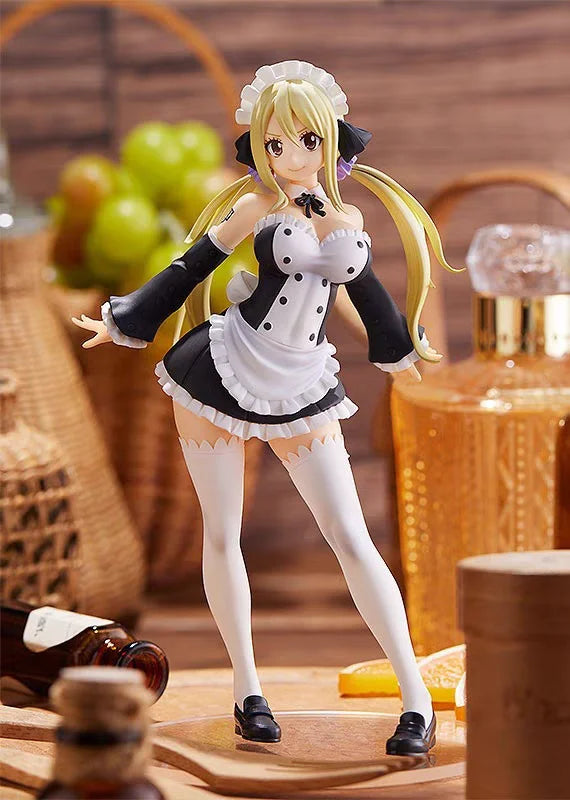 17cm Fairy Tail Lucy Heartfilia Virgo Form Anime Figure Pop Up Parade Lucy Action Figure Adult Collectible Model  Gifts Toys