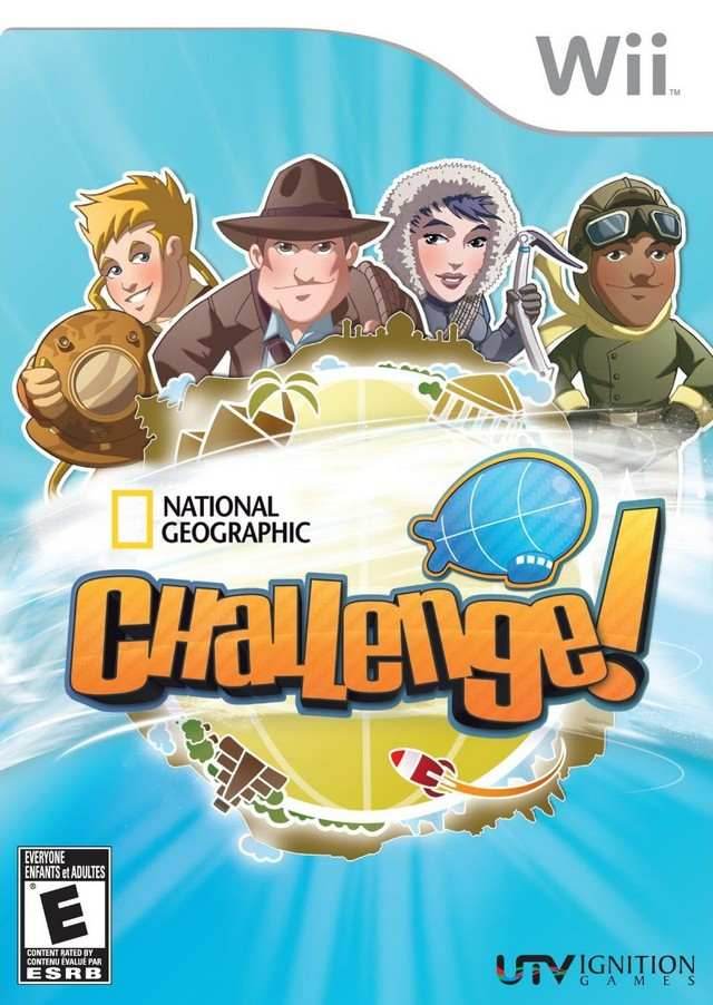 National Geographic Challenge! (Wii) - Game Manual Only