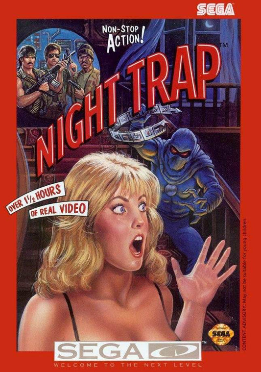 Night Trap (Sega CD) - Game Manual Only