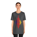 Sunset Ombre Dragon and Sword Shirt - Asphalt / S