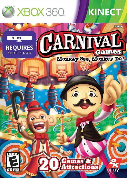 Carnival Games: Monkey See, Monkey Do (Xbox 360) - Game Manual Only