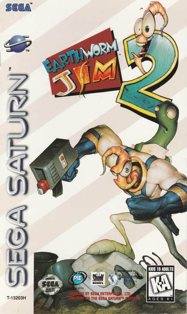 Earthworm Jim 2 (Sega Saturn) - Game Manual Only