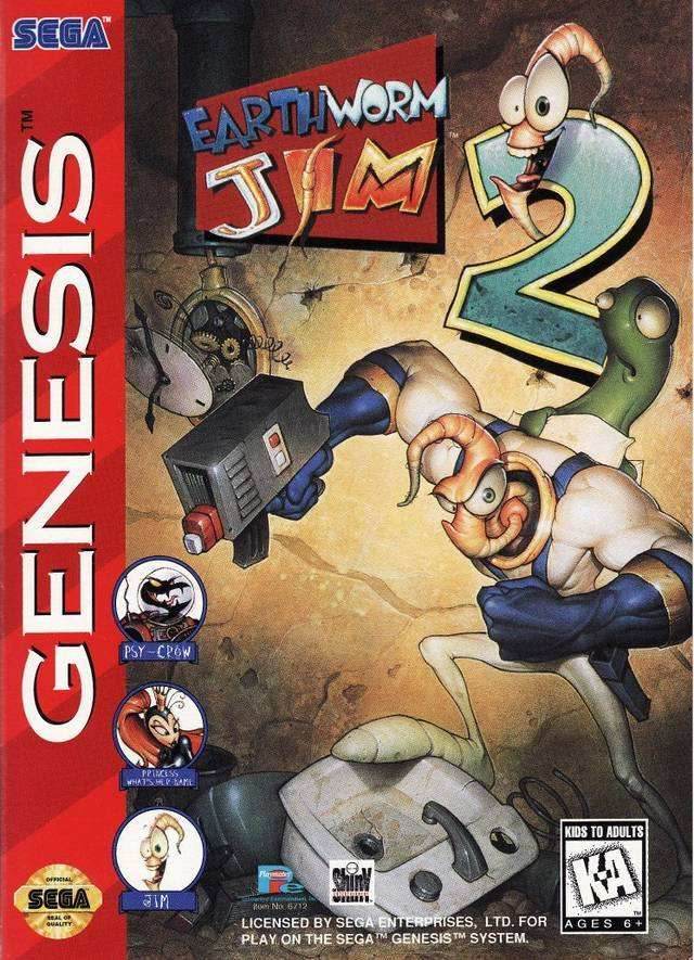 Earthworm Jim 2 (Sega Genesis) - Ugly