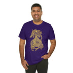 Golden Celtic Dice Dragon Shirt - Army / S