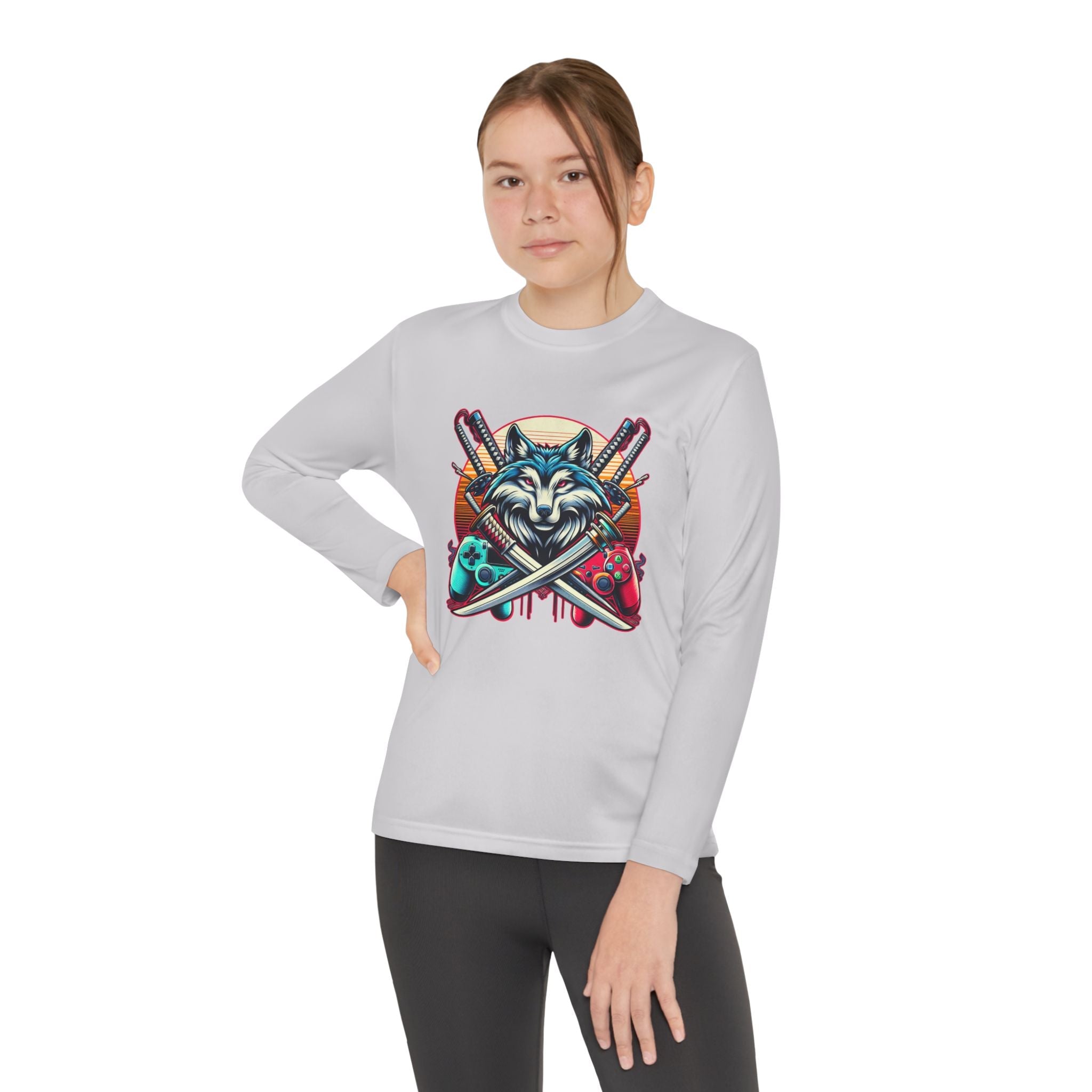 Xp wolf gamer long sleeve shirt