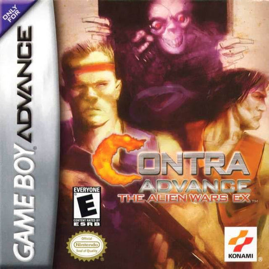 Contra Advance: The Alien Wars EX (Gameboy Advance) - Game Manual Only