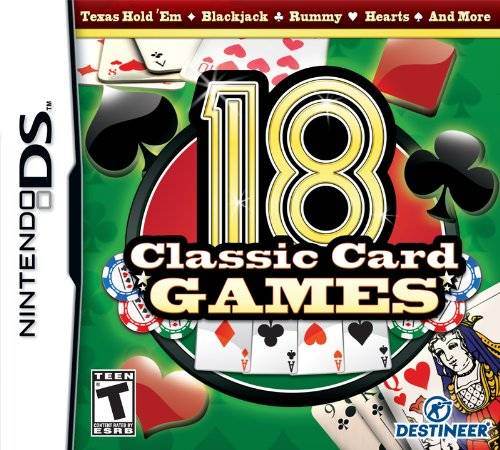 18 Classic Card Games (Nintendo DS) - Game Manual Only