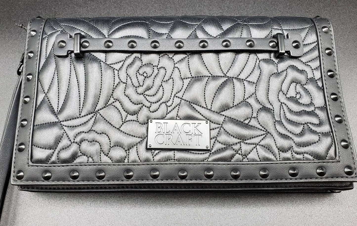 BlackCraft Cult Charlotte Spider Web Quilt Clutch - 