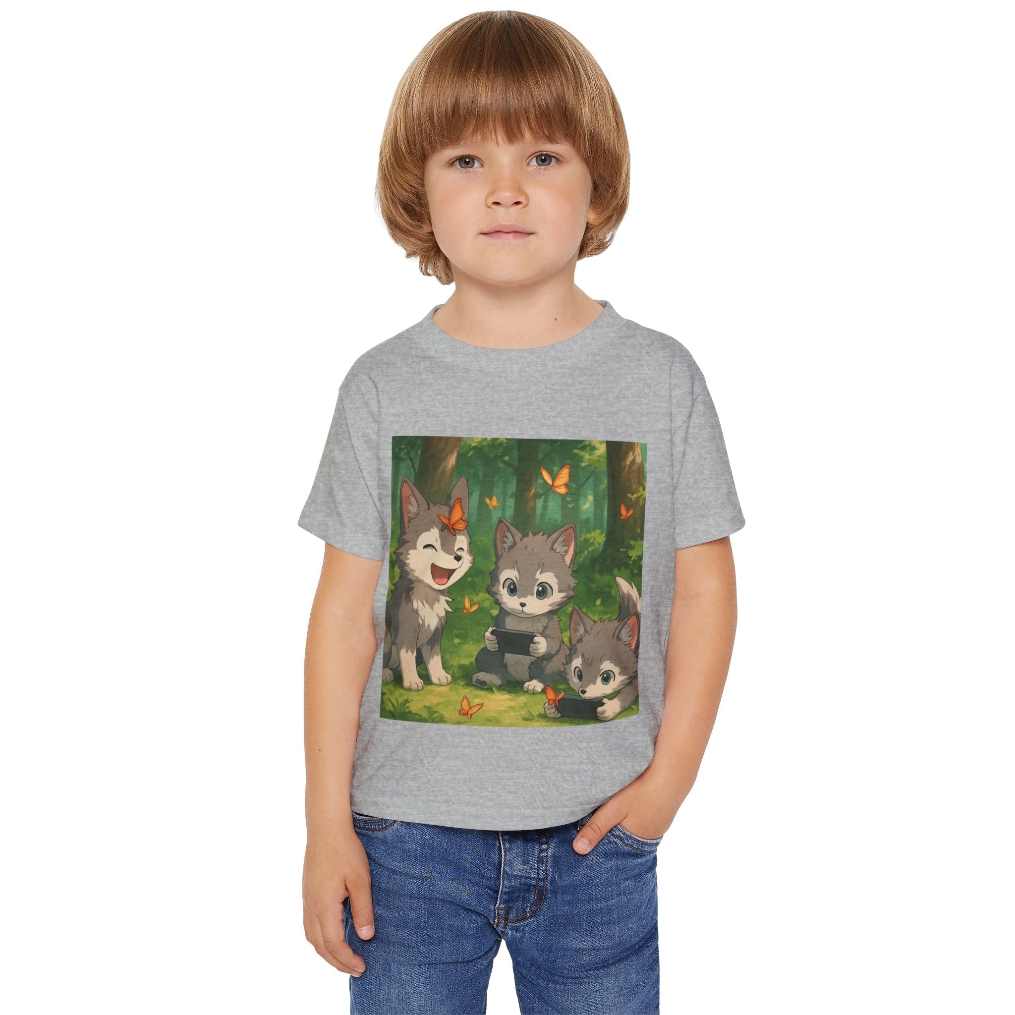 Little Xp wolf Gamer's toddler t-shirt