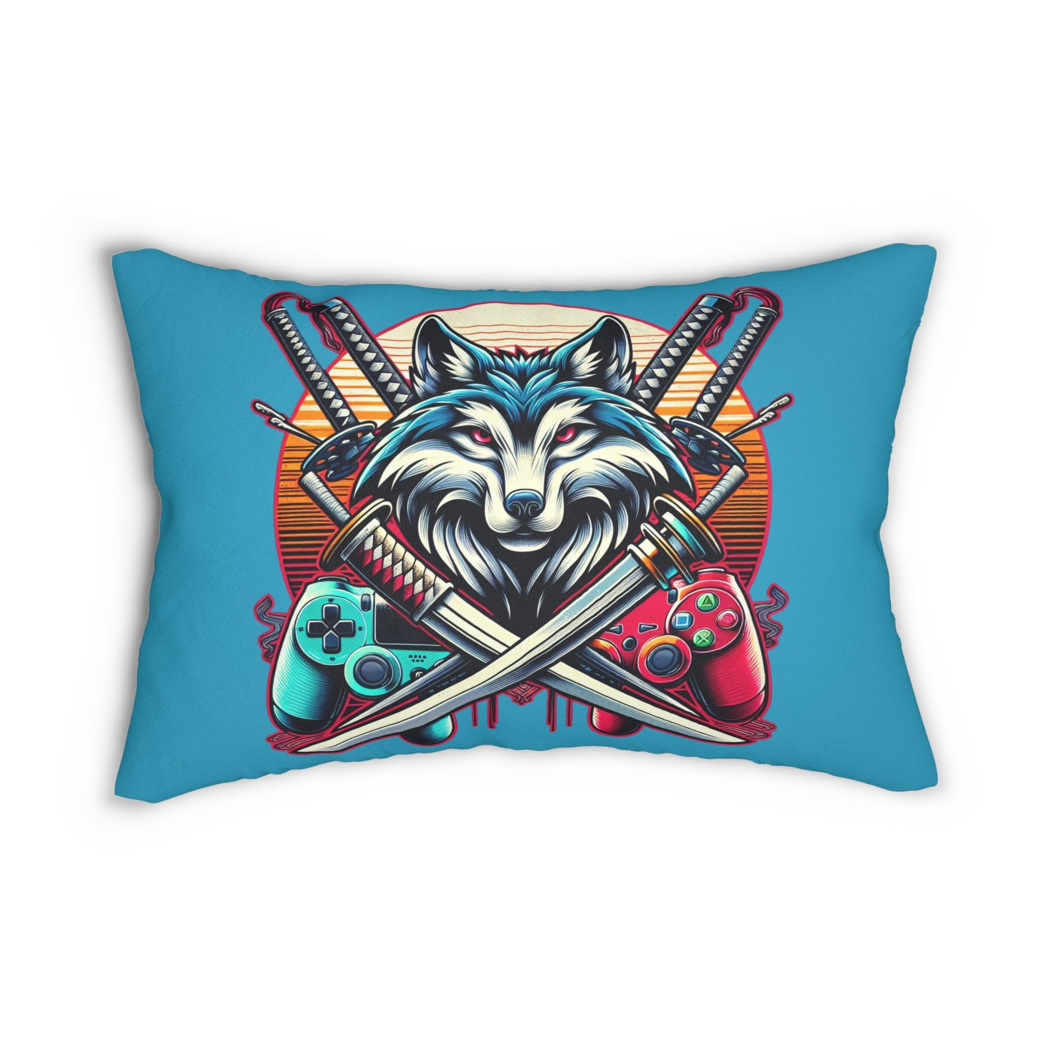Xp wolf Lumbar Pillow